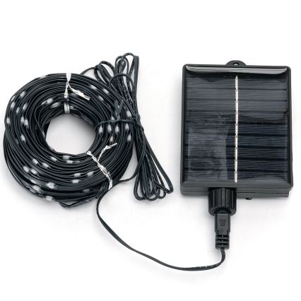 Aigostar - LED-Solar-Weihnachtslichterkette 300xLED/8 Funktionen 32 m IP65 kaltweiß 1200 mAh