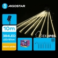 Aigostar - LED-Solar-Weihnachtslichterkette 384xLED/13m 1200 mAh IP65 warmweiβ