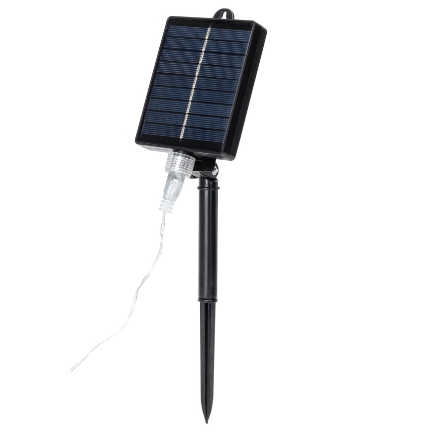 Aigostar - LED-Solar-Weihnachtslichterkette 384xLED/13m IP65 kaltweiß