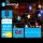 Aigostar - LED-Solar-Weihnachtslichterkette 50xLED/8 Funktionen 12m IP65 mehrfarbig
