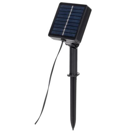 Aigostar - LED-Solardekoration 60xLED/3,5m IP65 warmweiβ Eukalyptus