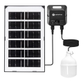 Aigostar - LED-Solarhängeleuchte mit Sensor LED/35W/12V 3000 mAh 6500K d 10 cm + Fernbedienung