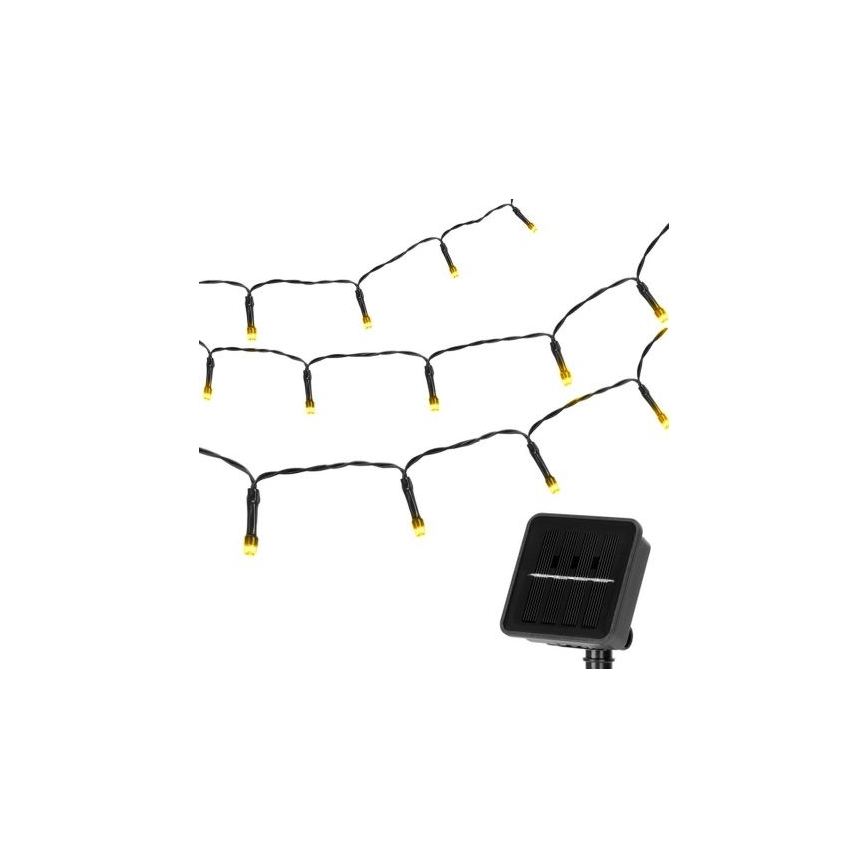 Aigostar - LED-Solarkette 100xLED/12m IP65 warmweiß