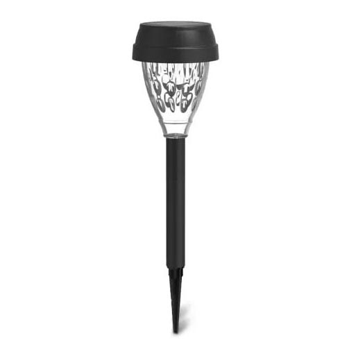 Aigostar - LED-Solarlampe LED/0,06W/2V 33,5 cm 6500K IP44 schwarz