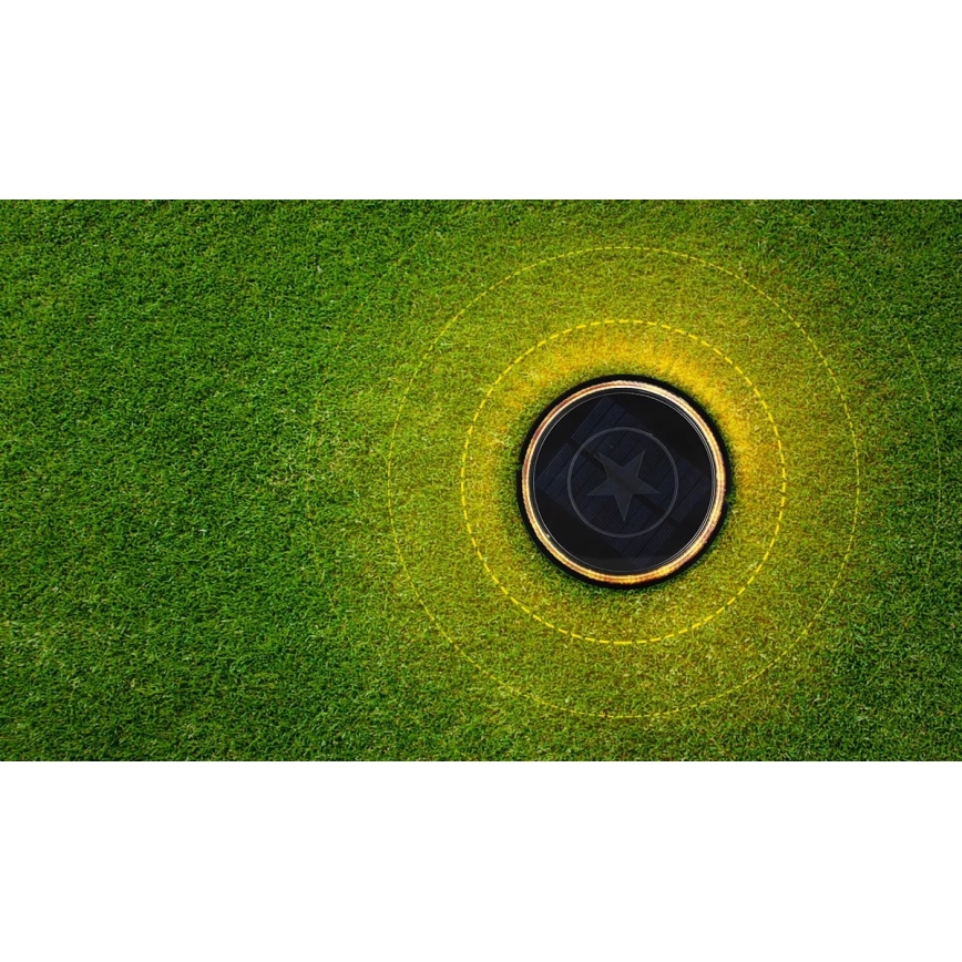 Aigostar - LED-Solarlampe LED/0,6W/5,5V 24,5 cm 3200K IP66 schwarz