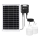 Aigostar - LED Solarleuchte 2xLED/35W/12V 6000 mAh 6500K IP65 Ø 10 cm + Fernbedienung