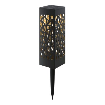 Aigostar - LED-Solarleuchte LED/0,006W/1,2V 100 mAh 28,5 cm schwarz 3000K IP44