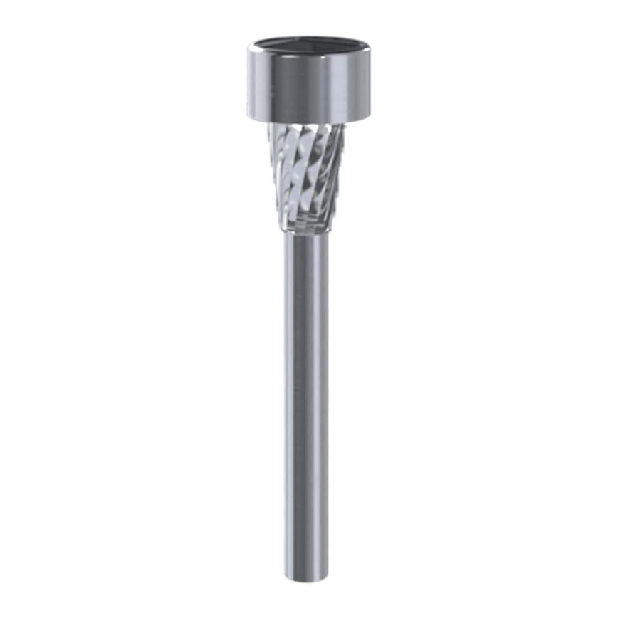 Aigostar - LED-Solarleuchte LED/0,006W/1,2V 29,5 cm matt Chrom 6500K IP44