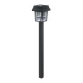 Aigostar - LED-Solarleuchte LED/0,006W/1,2V 32 cm 40 mAh schwarz 6500K IP44