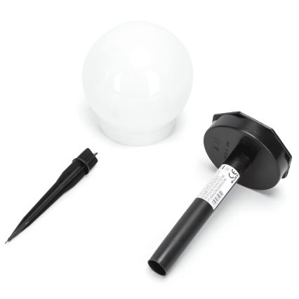 Aigostar - LED-Solarleuchte LED/0,006W/1,2V 33cm 40 mAh schwarz 6500K IP44