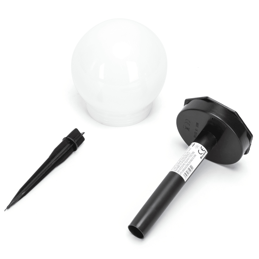 Aigostar - LED-Solarleuchte LED/0,006W/1,2V 33cm 40 mAh schwarz 6500K IP44