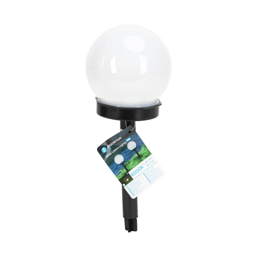 Aigostar - LED-Solarleuchte LED/0,006W/1,2V 33cm 40 mAh schwarz 6500K IP44