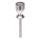 Aigostar - LED-Solarleuchte LED/0,006W/1,2V 35,5cm matt Chrom 2700K IP44 100 mAh