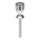 Aigostar - LED-Solarleuchte LED/0,006W/1,2V 35,5cm matt Chrom 3000K IP44