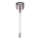 Aigostar - LED-Solarleuchte LED/0,006W/1,2V 36,7cm matt Chrom 2700K 40 mAh IP44