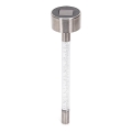 Aigostar - LED-Solarleuchte LED/0,006W/1,2V 36,7cm matt Chrom 6500K IP44