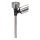 Aigostar - LED-Solarleuchte LED/0,006W/1,2V 37,5cm matt Chrom 2700K IP44