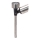 Aigostar - LED-Solarleuchte LED/0,006W/1,2V 37,5cm matt Chrom 40 mAh 6500K IP44