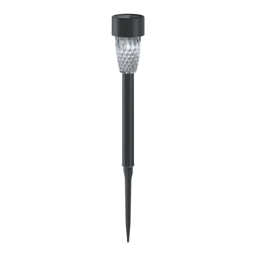 Aigostar - LED-Solarleuchte LED/0,006W/1,2V 40 mAh 29,7 cm schwarz 6500K IP44