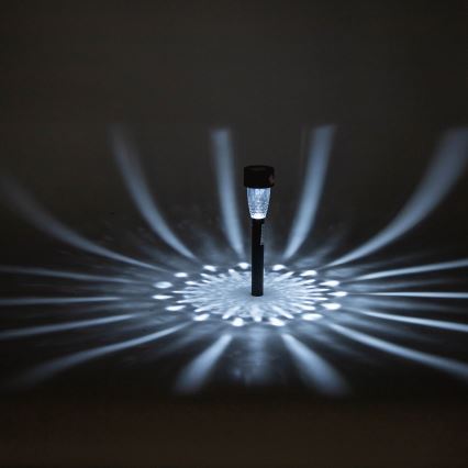 Aigostar - LED-Solarleuchte LED/0,006W/1,2V 40 mAh 6500K IP44 29,7 cm