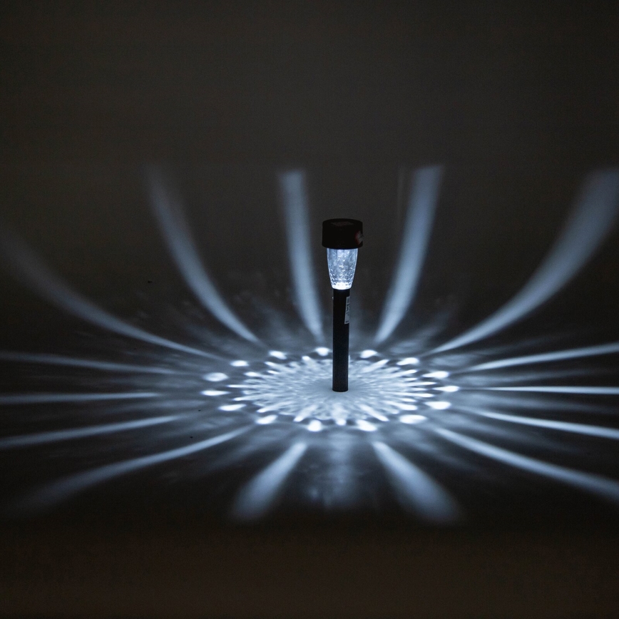 Aigostar - LED-Solarleuchte LED/0,006W/1,2V 40mAh 6500K IP44 29,7 cm