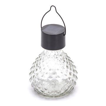 Aigostar - LED-Solarleuchte LED/0,006W/1,2V schwarz 100 mAh 2700K IP44