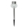 Aigostar - LED-Solarleuchte LED/0,012W/1,2V 100 mAh 6500K IP44 38,4 cm