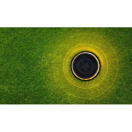 Aigostar - LED-Solarleuchte LED/0,6W/5,5V 24,5 cm 500 mAh 3200K IP66 schwarz