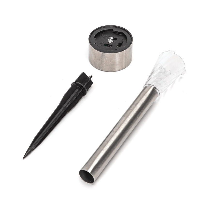 Aigostar - LED-Solarleuchte LED/2V IP44 40 mAh mattchrom