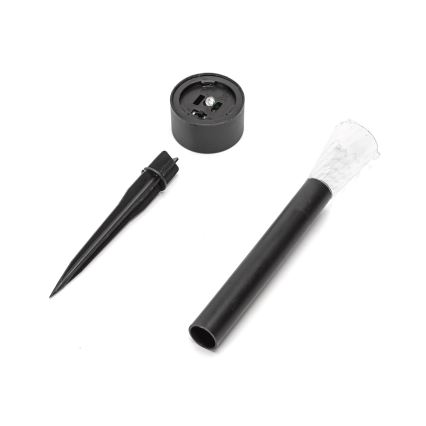 Aigostar - LED-Solarleuchte LED/2V IP44 40 mAh schwarz