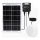 Aigostar - LED-Solarleuchte LED/70W/12V 6000 mAh 6500K d 20,5 cm + Fernbedienung