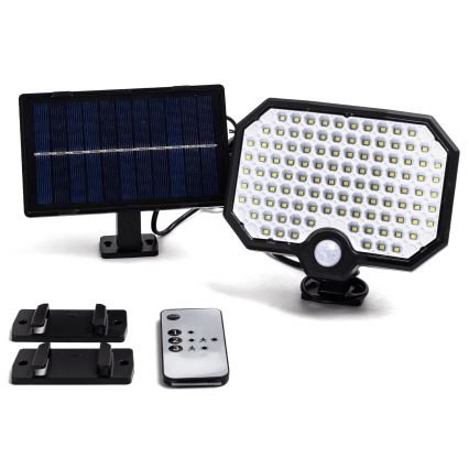 Aigostar - LED Solarleuchte mit Bewegungsmelder LED/2,4W/3,7V 1800 mAh IP65