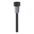 Aigostar - LED-Solarleuchte mit Dämmerungssensor LED/0,006W/1,2V 40 mAh 29,5 cm schwarz 6500K IP44