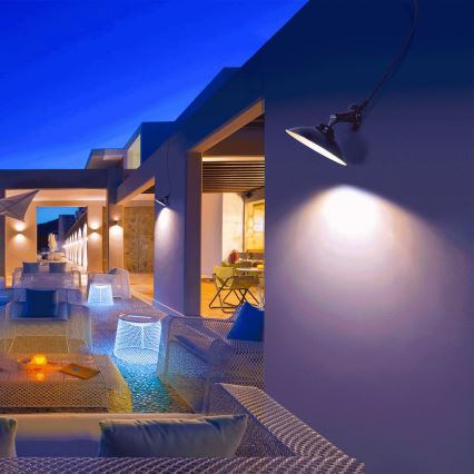 Aigostar - LED Solarleuchte mit Sensor LED/3,2V 3000K/4000K/6500K IP65 5000 mAh Fernbedienung