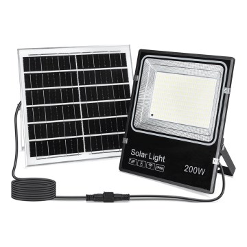 Aigostar - LED Solarstrahler LED/200W/3,2V 3600mAh 3000K/4000K/6500K IP66 + Fernbedienung
