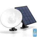 Aigostar - LED-Solarwandleuchte LED/3,2V 3000K/4000K/6500K 5000 mAh IP65 + Fernbedienung