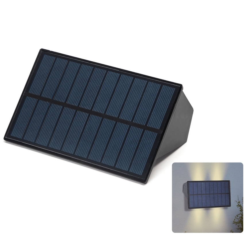 Aigostar - LED-Solarwandleuchte LED/4W/5,5V 2700K IP44
