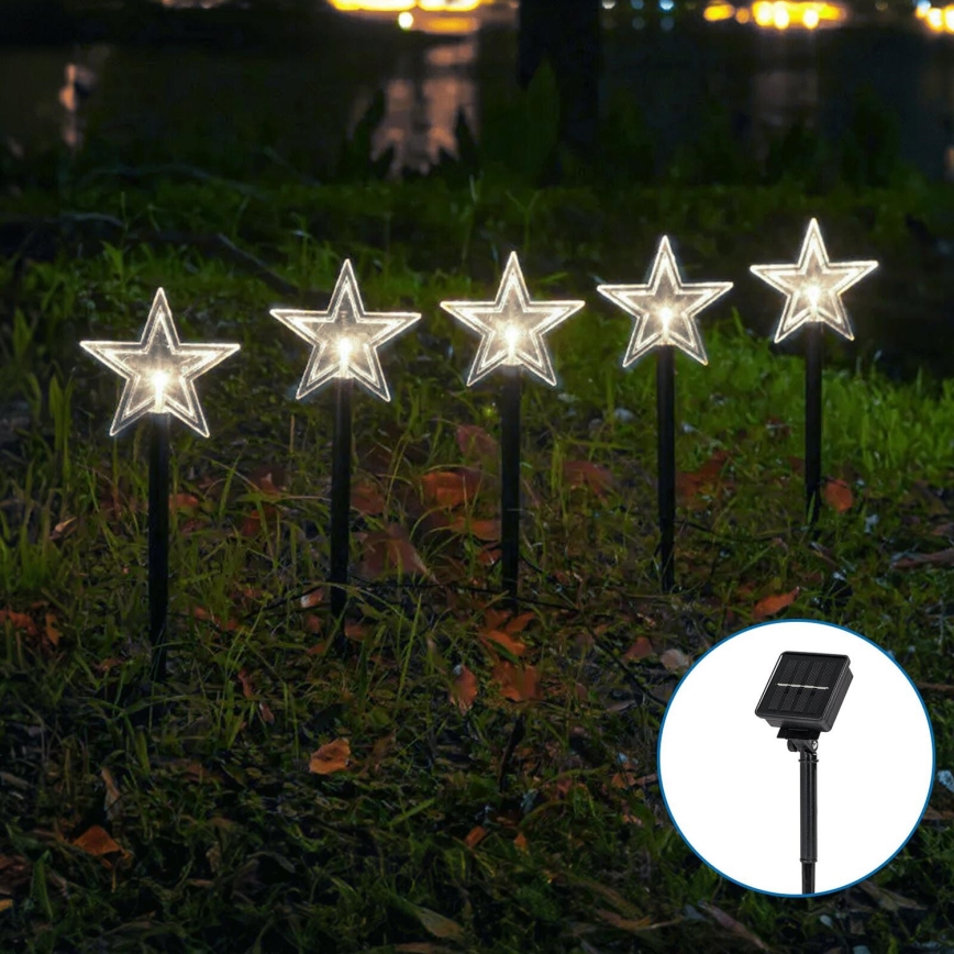 Aigostar - LED-Solarweihnachtslicht LED/0,054W/1,2V 1m IP65 800 mAh kaltweiß