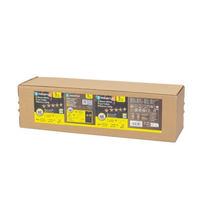 Aigostar - LED-Solarweihnachtslicht LED/0,054W/1,2V 1m IP65 800 mAh warmweiβ