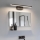 Aigostar - LED-Spiegelleuchte für Badezimmer, 8 W, 230 V, 4000 K, 40 cm, IP44, schwarz