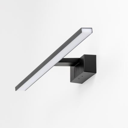 Aigostar - LED-Spiegelleuchte für Badezimmer, 8 W, 230 V, 4000 K, 40 cm, IP44, schwarz