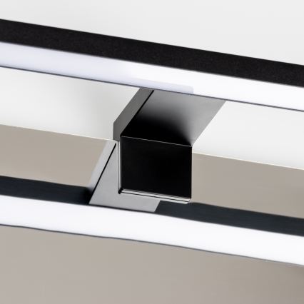 Aigostar - LED-Spiegelleuchte für Badezimmer, 8 W, 230 V, 4000 K, 40 cm, IP44, schwarz