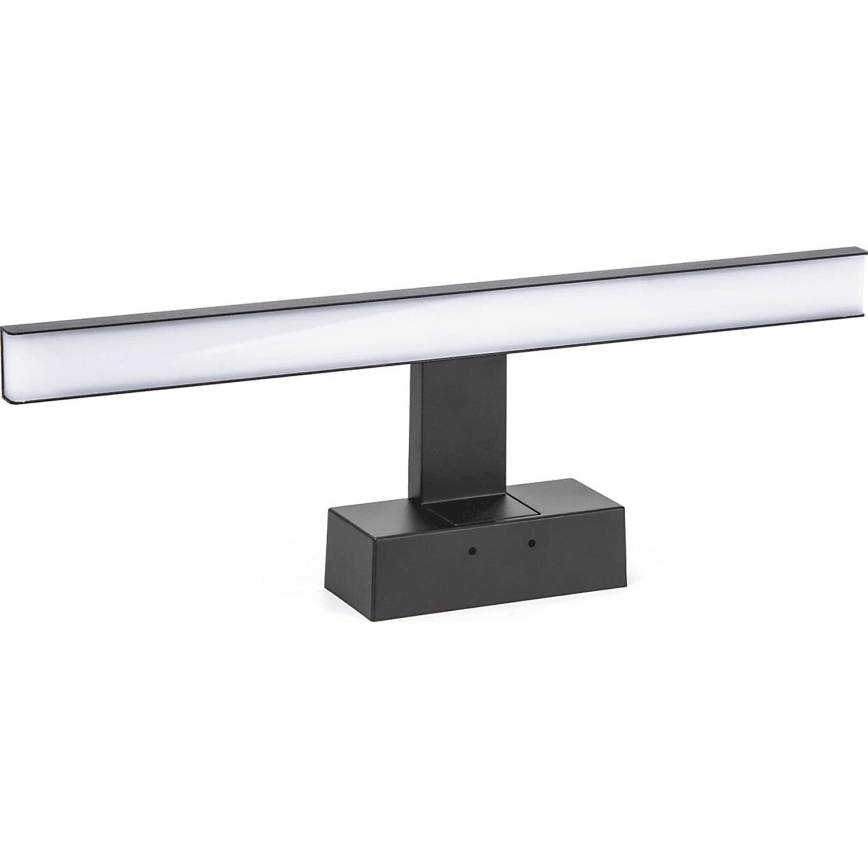 Aigostar - LED-Spiegelleuchte für Badezimmer, 8 W, 230 V, 4000 K, 40 cm, IP44, schwarz