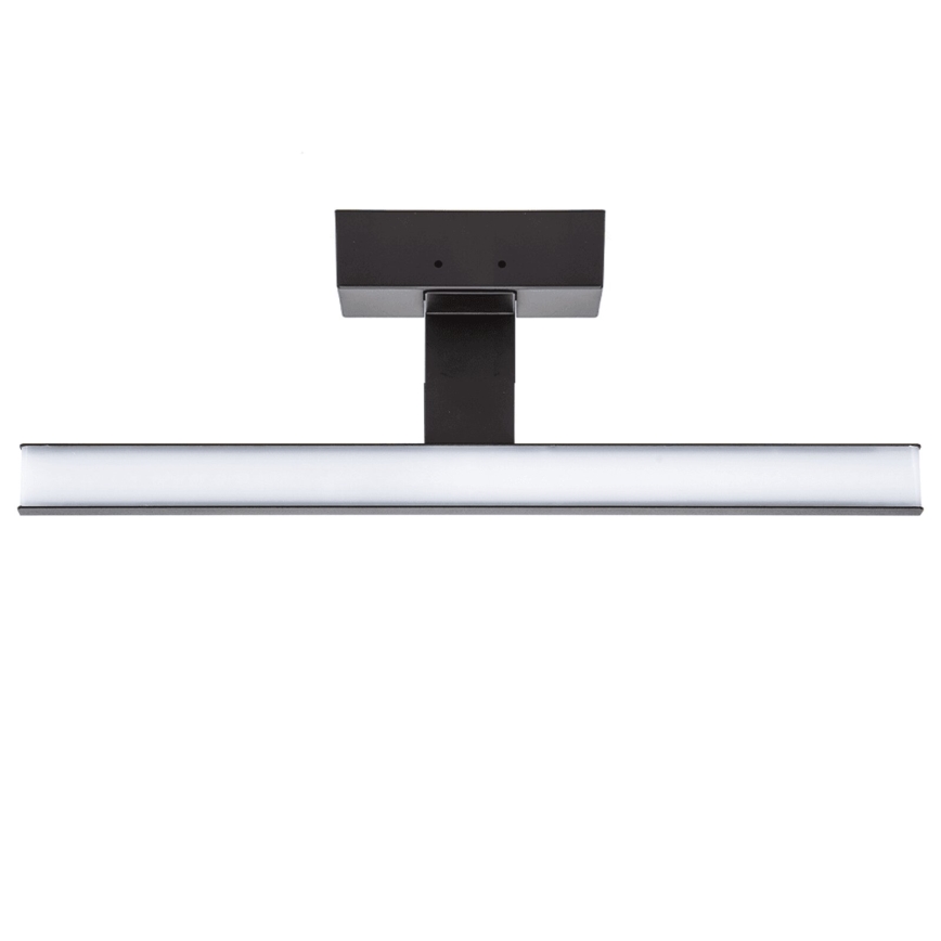 Aigostar - LED-Spiegelleuchte für Badezimmer, 8 W, 230 V, 4000 K, 40 cm, IP44, schwarz