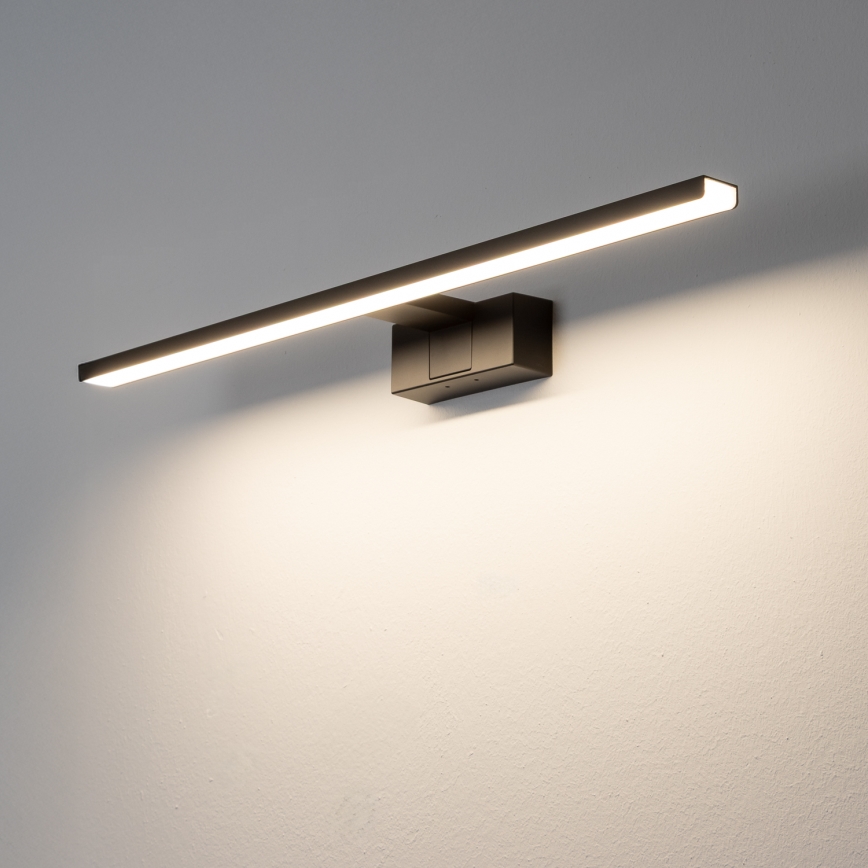 Aigostar - LED-Spiegelleuchte für das Badezimmer / 12W / 230V / 4000K / 60 cm / IP44 / schwarz
