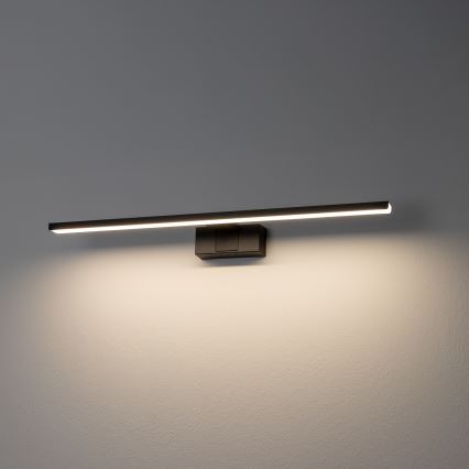 Aigostar - LED-Spiegelleuchte für das Badezimmer / 12W / 230V / 4000K / 60 cm / IP44 / schwarz