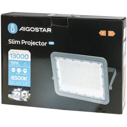 Aigostar - LED-Strahler LED/150W/230V grau 6500K IP65