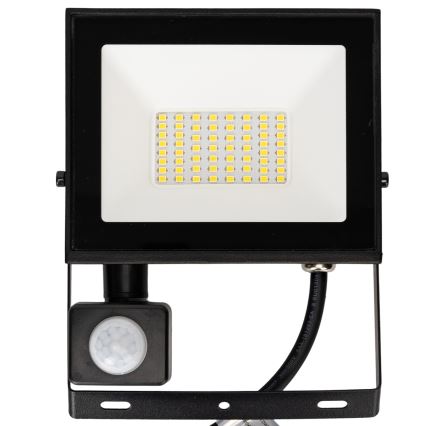 Aigostar - LED-Strahler mit Sensor LED/30W/230V 4000K IP65