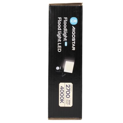 Aigostar - LED-Strahler mit Sensor LED/30W/230V 4000K IP65