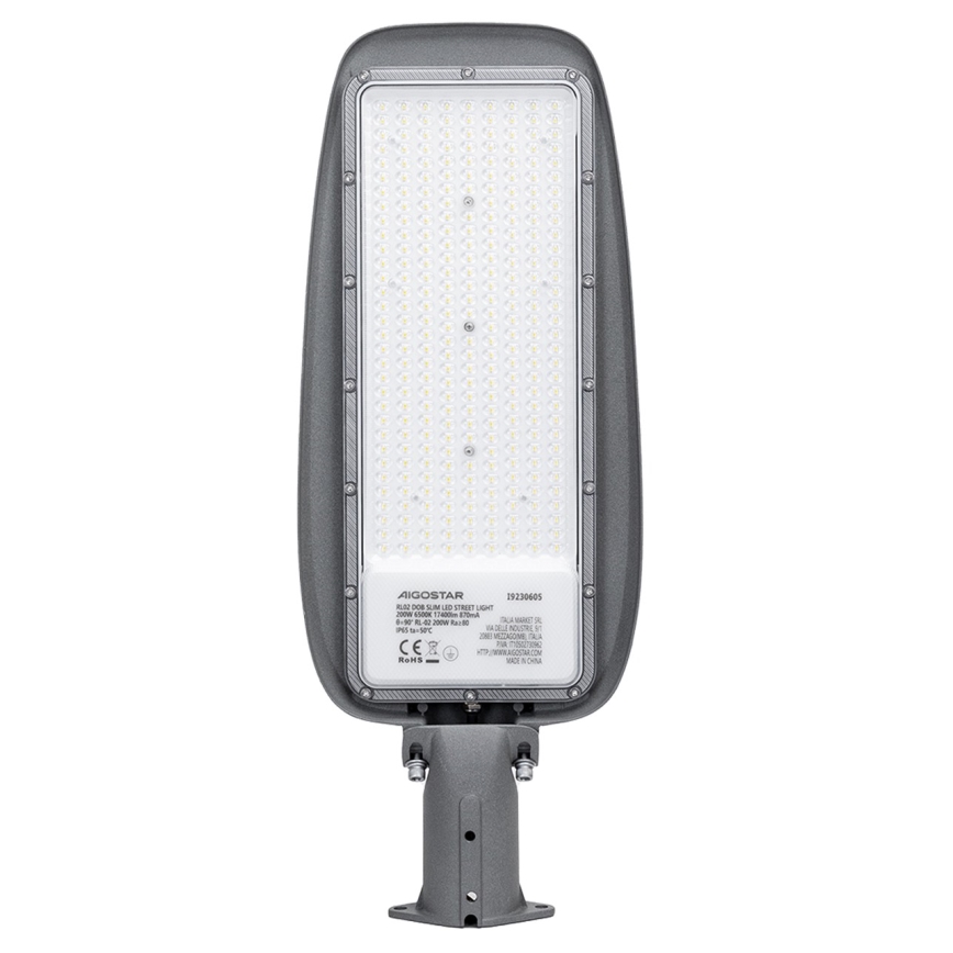 Aigostar - LED-Straßenleuchte SLIM LED/200W/230V 6500K IP65